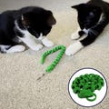 Cat Toy Wand Teaser Interactive Cat Toys Snake Articulated Kitten Gift