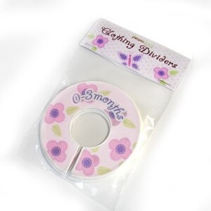 The Original Baby Closet Dividers for girls Floral Friends image 5