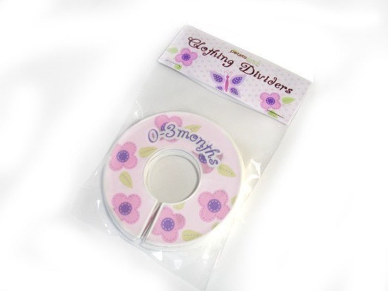 The Original Baby Closet Dividers for girls Floral Friends image 5