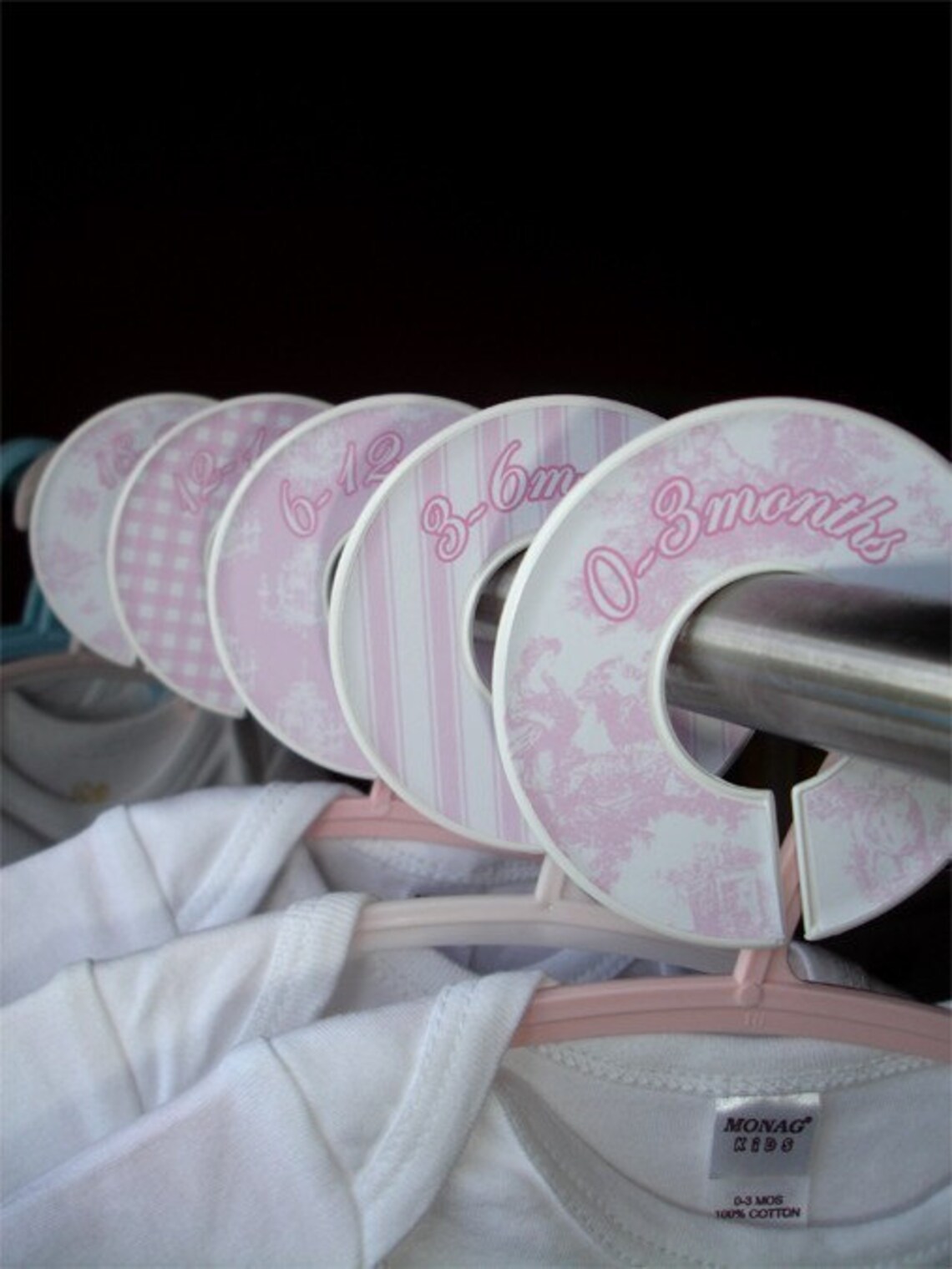 Baby Closet Organizer Clothing Dividers for Girls Shabby Etsy