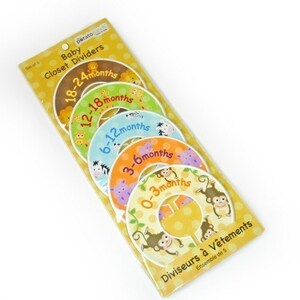 Baby Closet Dividers - Safari Jungle Zoo Animals for Boys and Girls - Etsy