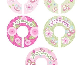 Baby Closet Dividers Organizer Clothing Dividers for Girls -Bella