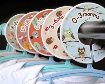 The Original Baby Closet Dividers - Woodland Forest Friends