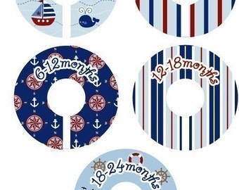 Closet Dividers - Nautical Sailor