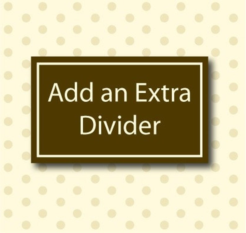 Extra Closet Clothing Divider Listing for 1 Closet Divider image 1
