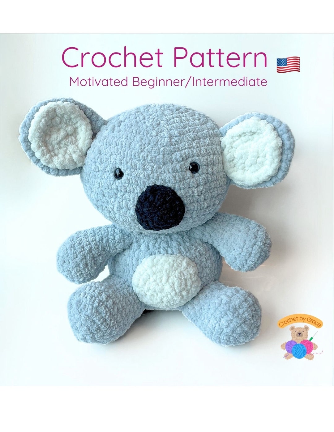 Crochet Amigurumi Koala Pattern Digital Download - Etsy