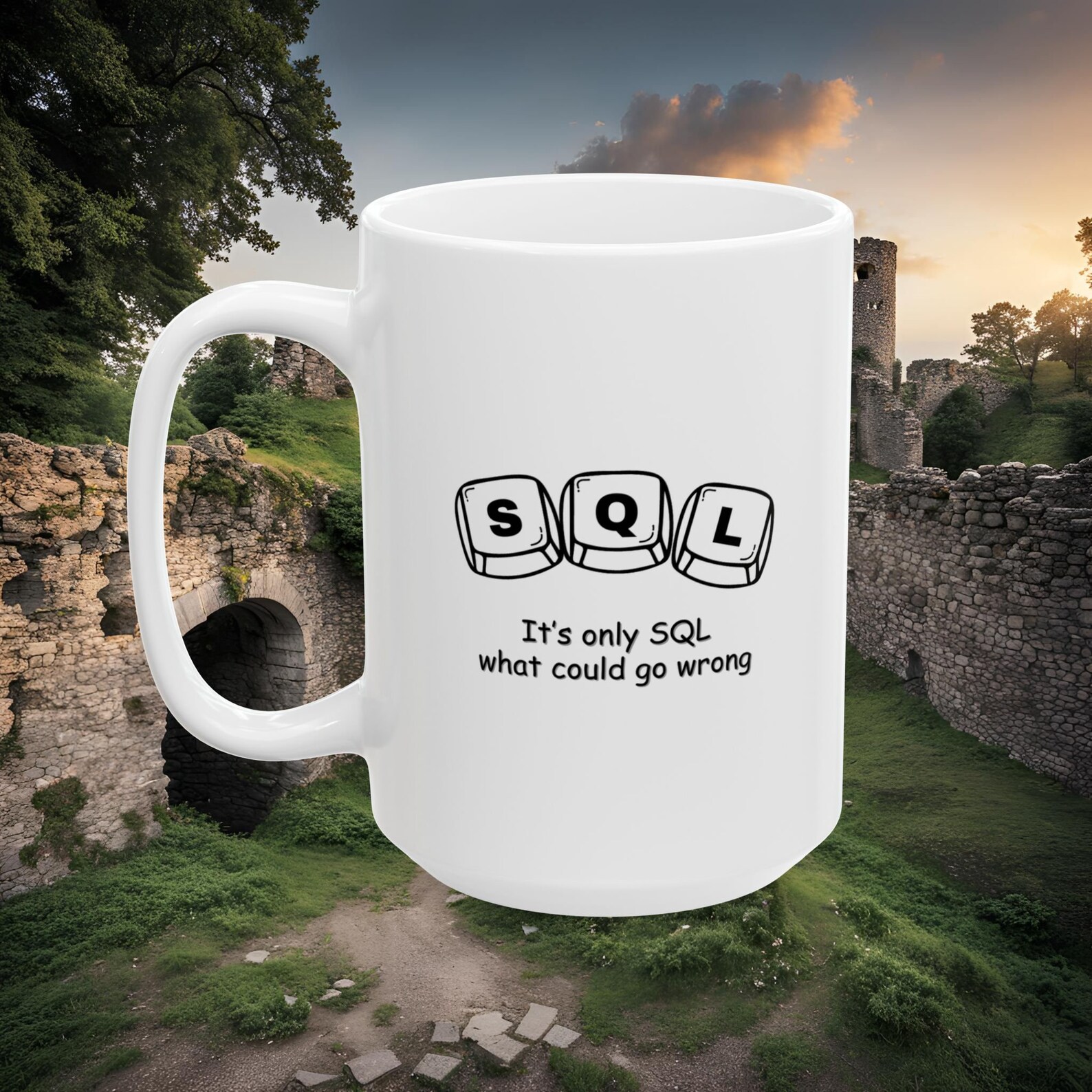 Funny SQL Mug, Programmer Gift, Coffee Cup for Data Analysts, SQL ...