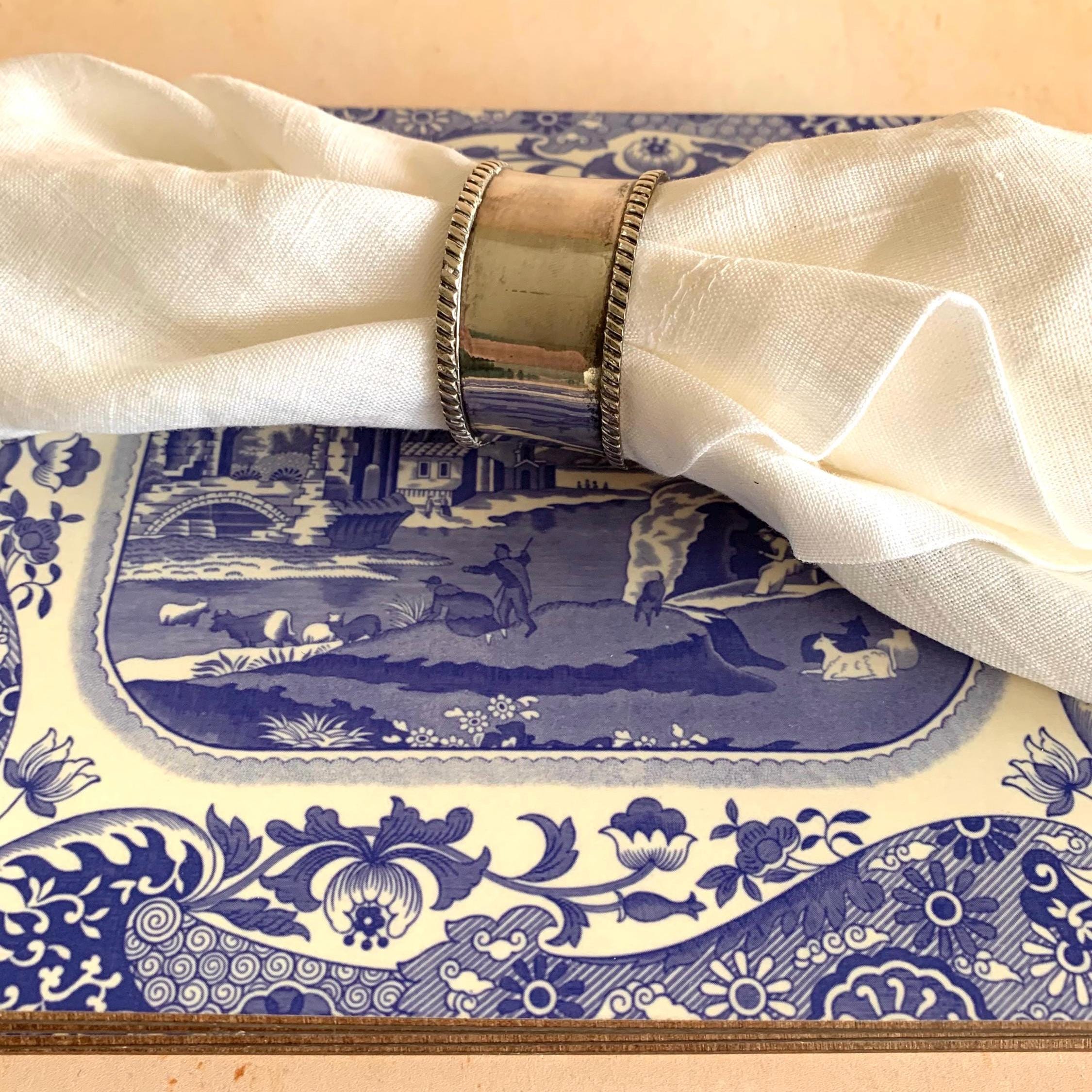 Vintage Spode Blue Italian Placemats, Set of 6 - Etsy 日本