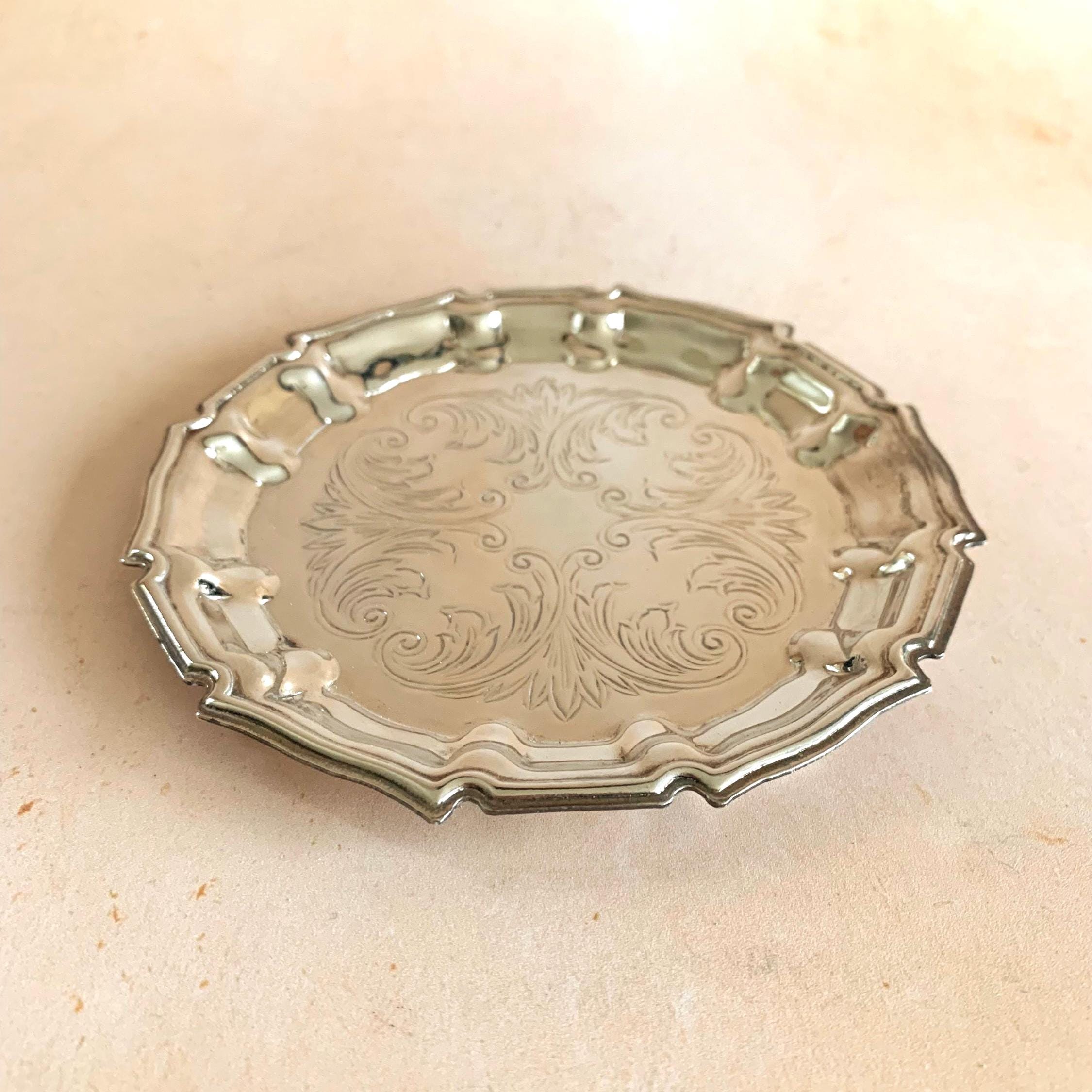 Chippendale silver tray - Etsy 日本