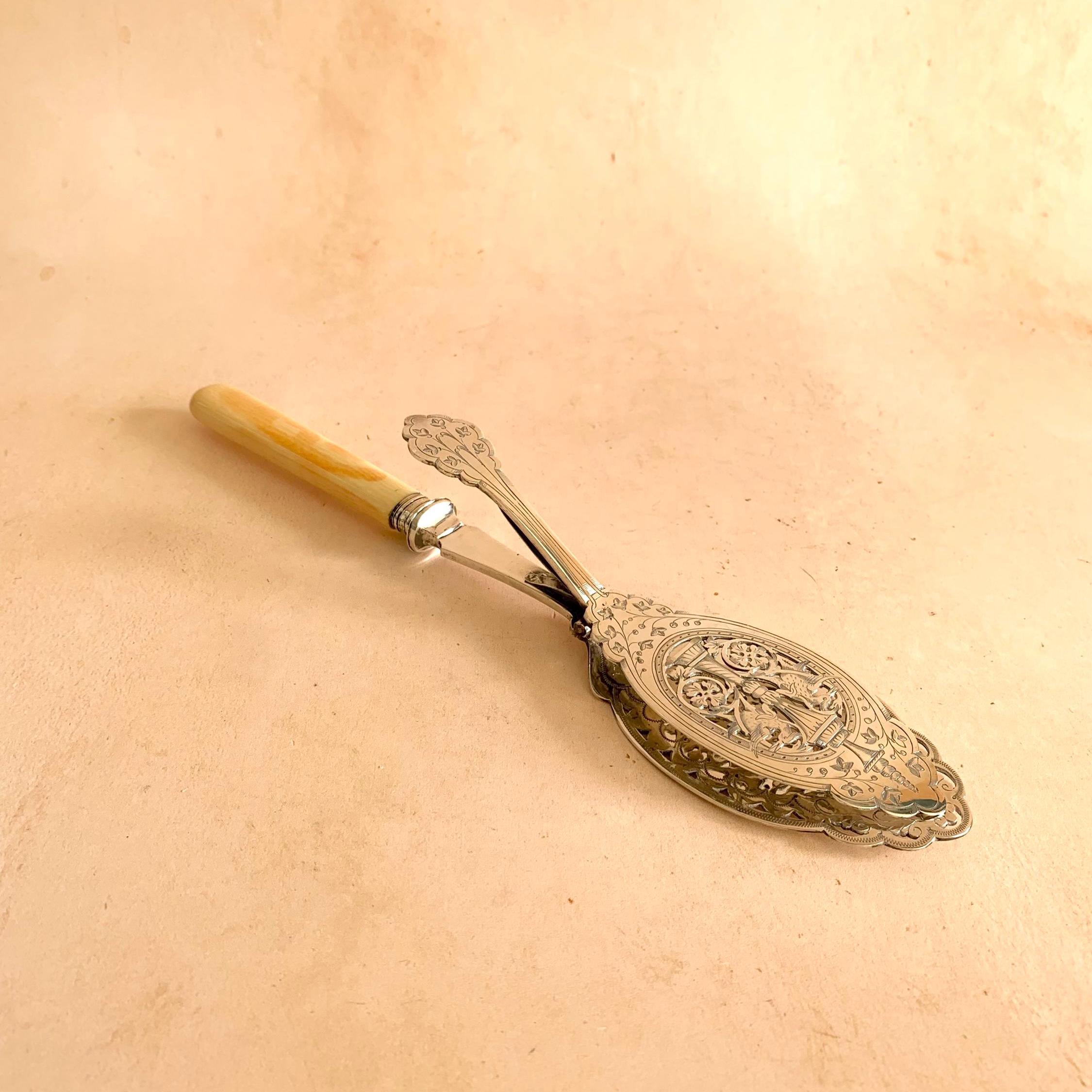 Vintage silver asparagus tongs - Etsy 日本