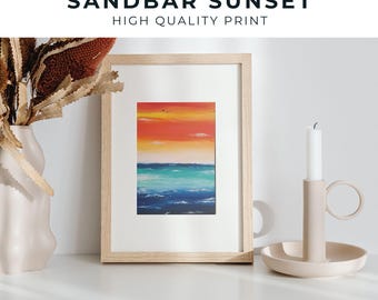 Sandbar Sunset – Fine Art Print