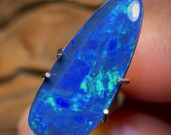 1.8カラット - オーストラリア産ボルダーオパールダブレット - Etsy 日本