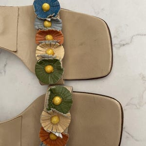 vintage fendi floral sandals