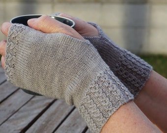 PDF Knitting Pattern - Soul of Ahuriri Fingerless Mittens