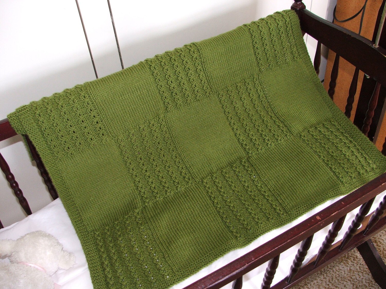 Snuggle Time Baby Blanket PDF Knitting Pattern - Etsy