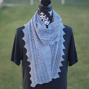 Alpine Point Shawlette/scarf PDF Knitting pattern image 2