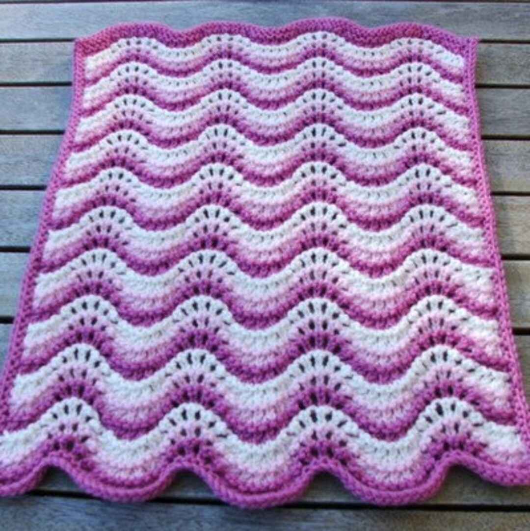Retro Dolls Blanket PDF Knitting Pattern Etsy