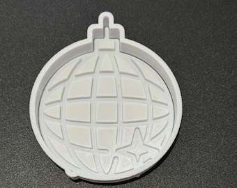 Disco Ball Cookie Cutter STL File - 3D Printable Cookie Cutter for Party Treats