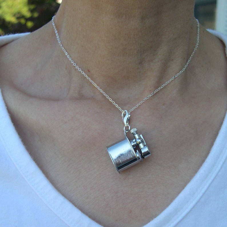 Vintage Working Lighter Necklace Removable for Lighting Your Etsy