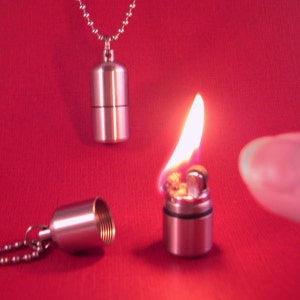 Teeny Lighter Necklace- Smallest YOU Will Ever Find