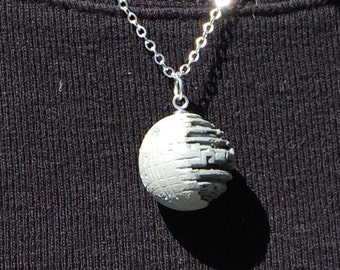 Give Yourself to the Darkside - Star Wars Death Star Necklace