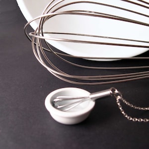 Let Me Whisk YOU Away - Mini Working Wire Whisk Necklace