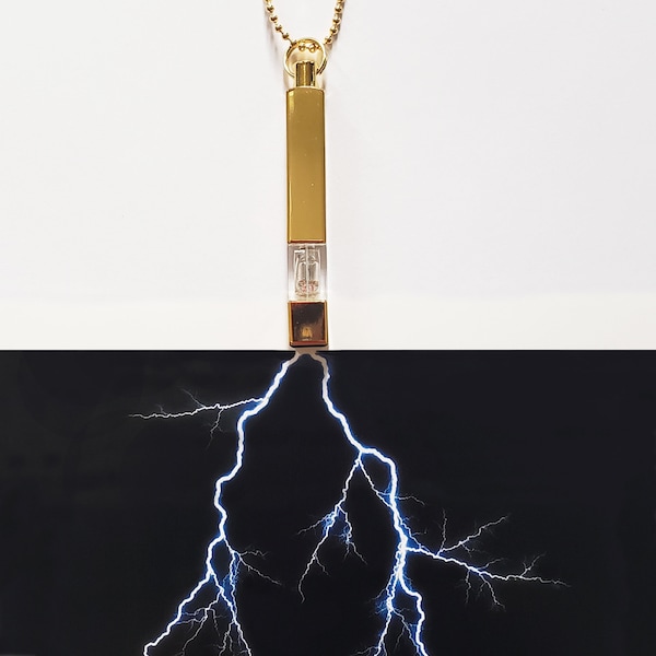 YOU Can't Be Zapped - Gold Static Electricity Eradicator Necklace