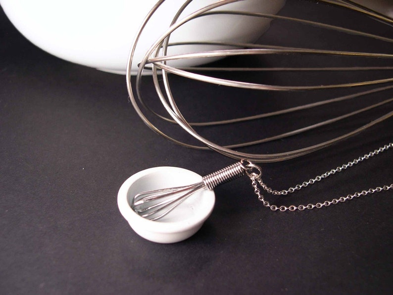 Let Me Whisk YOU Away Mini Working Wire Whisk Necklace Etsy