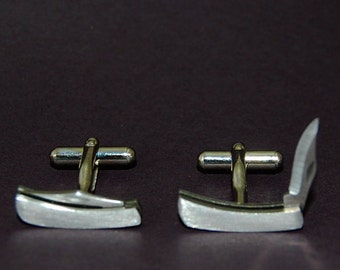 Working Stainless Knife Cufflinks - YOU Are Sooo Sharp