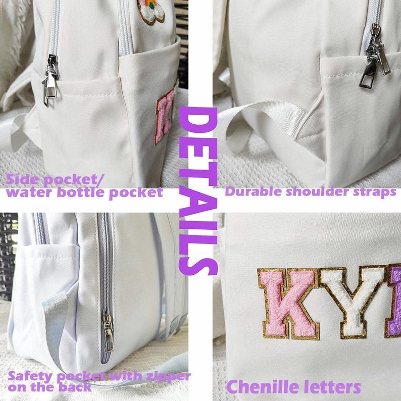 Custom Toddler Backpack Back to School Daycare Backpack for Girls