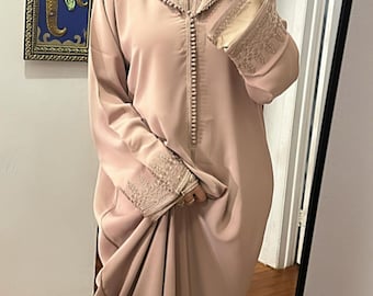 Greatfool Kaftan Mujer Chilaba Que Puede Llevarse Como Un Caftán