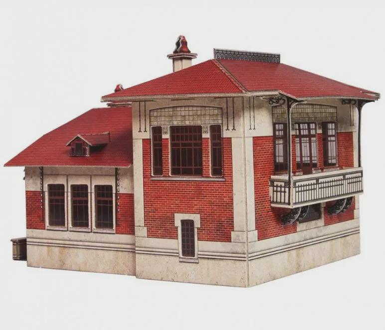 DIY 3D Telegraph Post Model Kit – HO Scale 1:87 Cardboard Railway ...