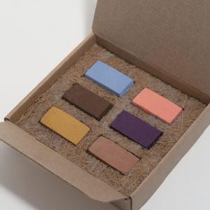Signature Soft Pastell Set Frühling Venedig - EARTHBERRY Handgemachte Pastelle, 6 Farben