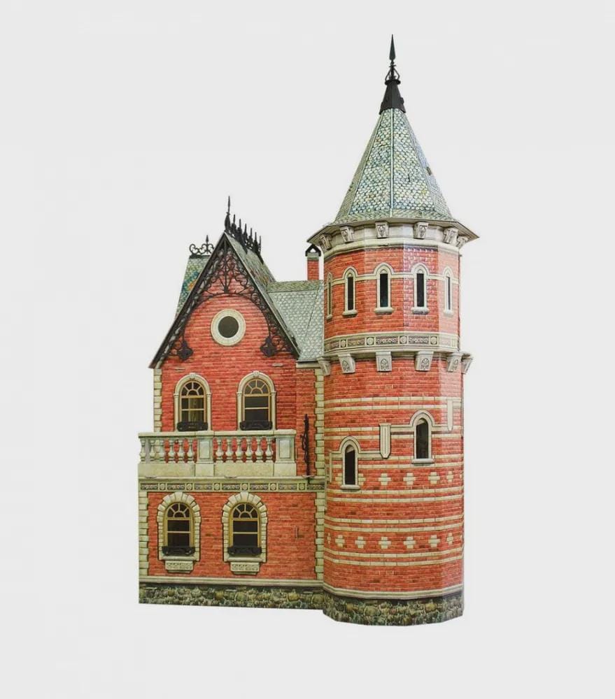 Victorian Dollhouse Kit – Large 3D DIY Cardboard Model – Buildable ...