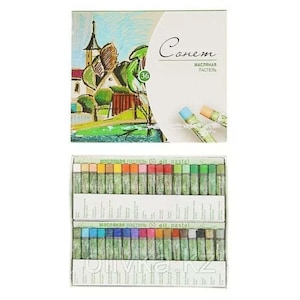 Juego de 36 pasteles al óleo de calidad, pigmentos de colores surtidos para artistas, dibujo y bocetos