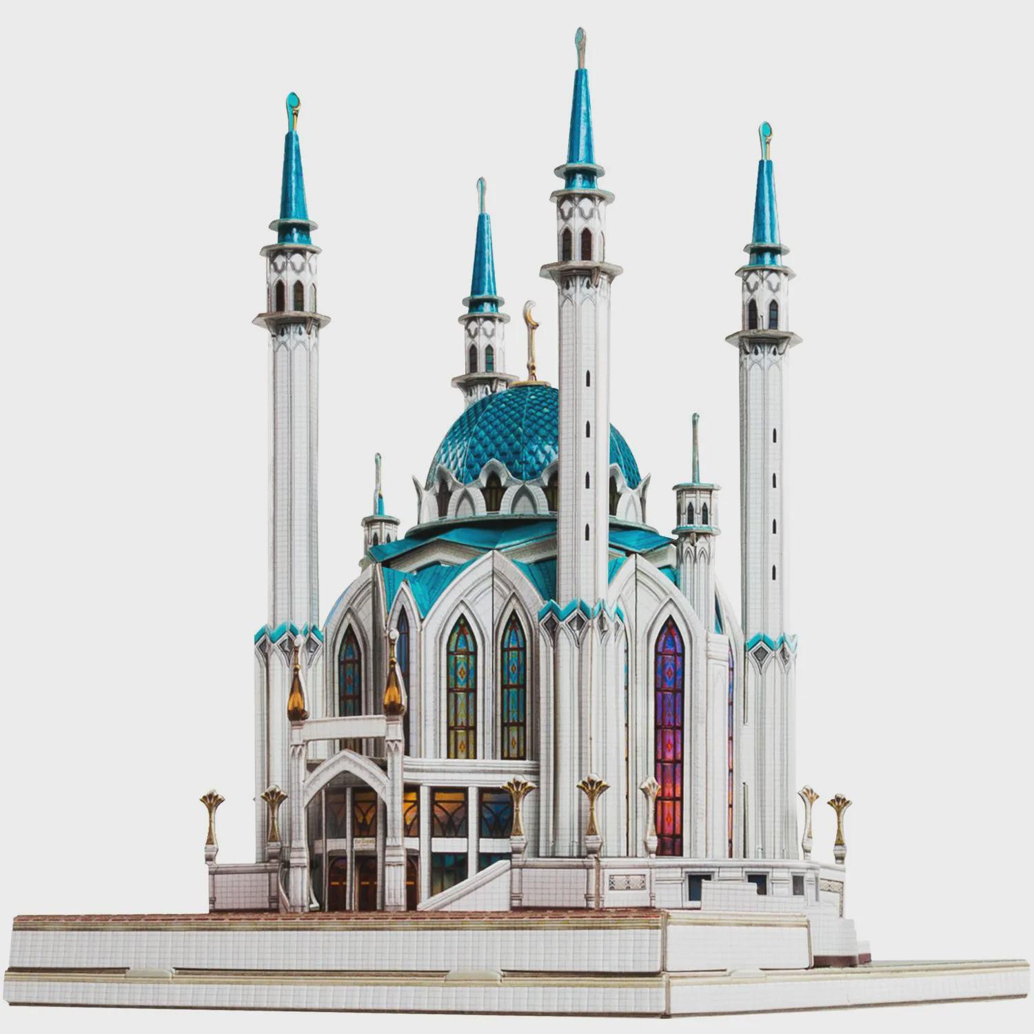 Kul Sharif Mosque Model Kit – Islamic Architecture 3D Paper Puzzle ...