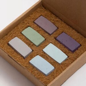 Earthberry Thunderclouds Set: Collezione di pastelli morbidi e secchi artigianali - 6 colori