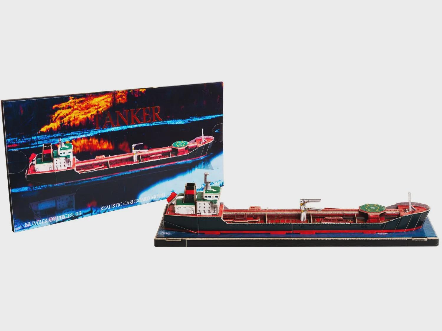 DIY 3D 石油タンカー船模型キット – 段ボール製船舶、展示用