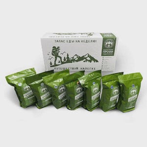 Russian SPECPIT 7‑Day Emergency MRE Rations – 5700g / 16800kcal Survival Food Pack