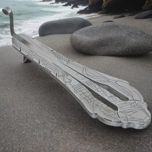 Glazyrin “Samurai” Jaw Harp – Handmade Stainless Steel Mouth Harp, Loud Clear Sound, Beginner Friendly  Vargan Варган