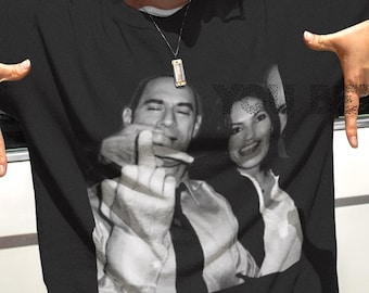 Vintage Unisex Tshirt Elliot Stabler and Olivia Benson Shirt, Elliot and Olivia Shirt, law and Order Tee, Middle Finger