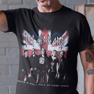 Unisex Tshirt Def Leppard T-Shirt, Sweatshirt Def Leppard T-Shirt, Def Leppard T-Shirt 2025, Def Leppard Tour America