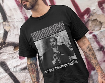 Unisex Tshirt Suicideboy Sweatshirt Suicideboy, Depression Tshirt, Greyday 2024, G59 Tshirt, prescription Destruction Tshirt American Tour