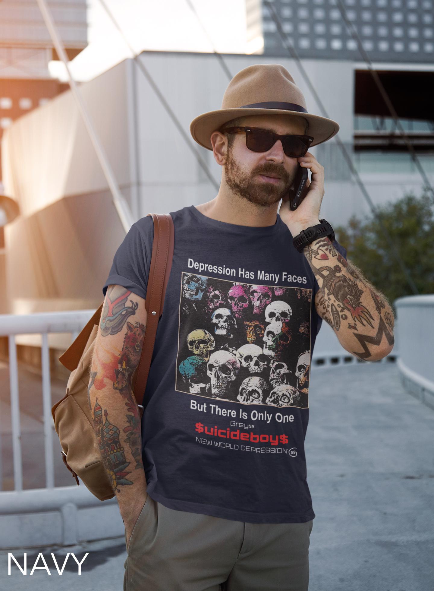 Unisex Tshirt Greyday, Sweatshirt Greyday, G59 Tshirt, Depression