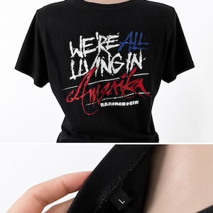Camiseta vintage de Rammstein Grunge, banda de rock metal estadounidense imagen 3