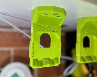 Single Ryobi 18V OnePlus Battery Locking Under Bench/Shelf Mount DIGITAL DOWNLOAD