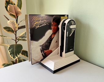 Audio Technica Sound Burger Vinyl LP Record Vertical Display Stand w/ Storage Digital Files Only