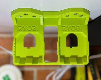 Double Ryobi 18V OnePlus Battery Locking Under Bench/Shelf Mount DIGITAL DOWNLOAD