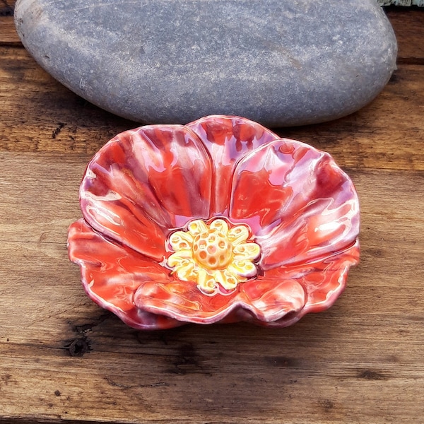 Ceramic Flower Bowl Etsy