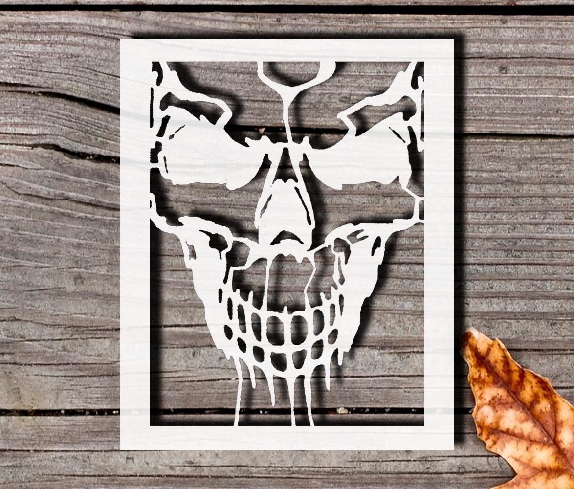 skull-stencils-for-painting-8x10-5-inch-reusable-plastic-template-for-diy-crafts-art-and-scrapbooking-etsy